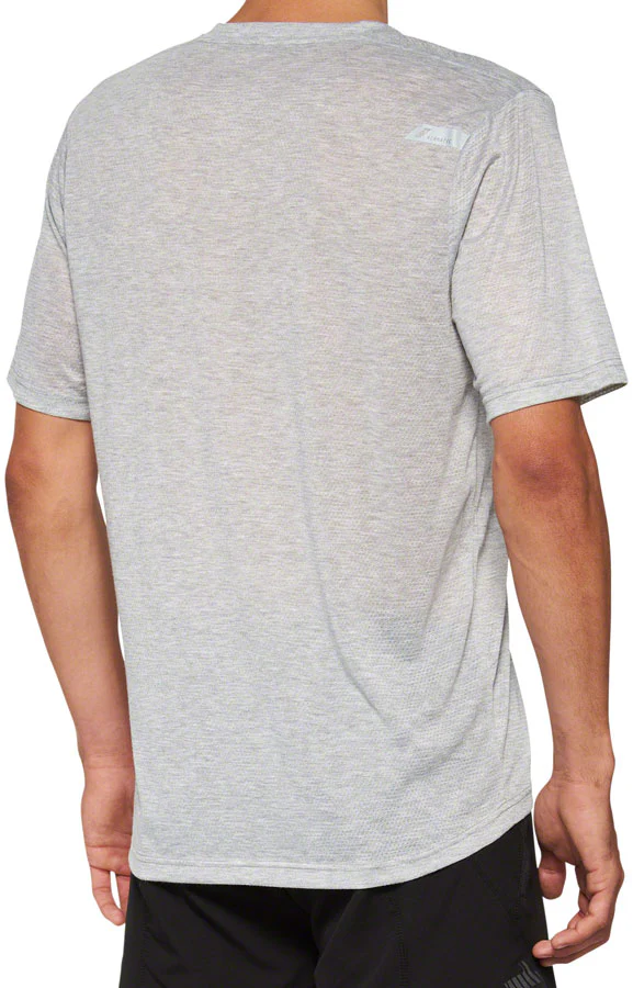 100% Airmatic Mesh Jersey - Gray Short Sleeve X-Large - Image 2