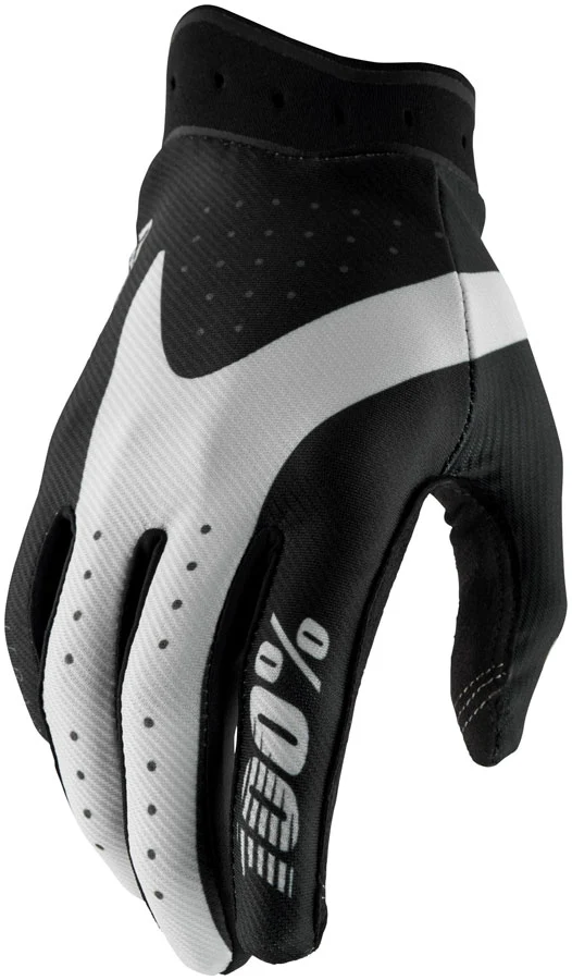 100% Itrack Gloves - Black Large