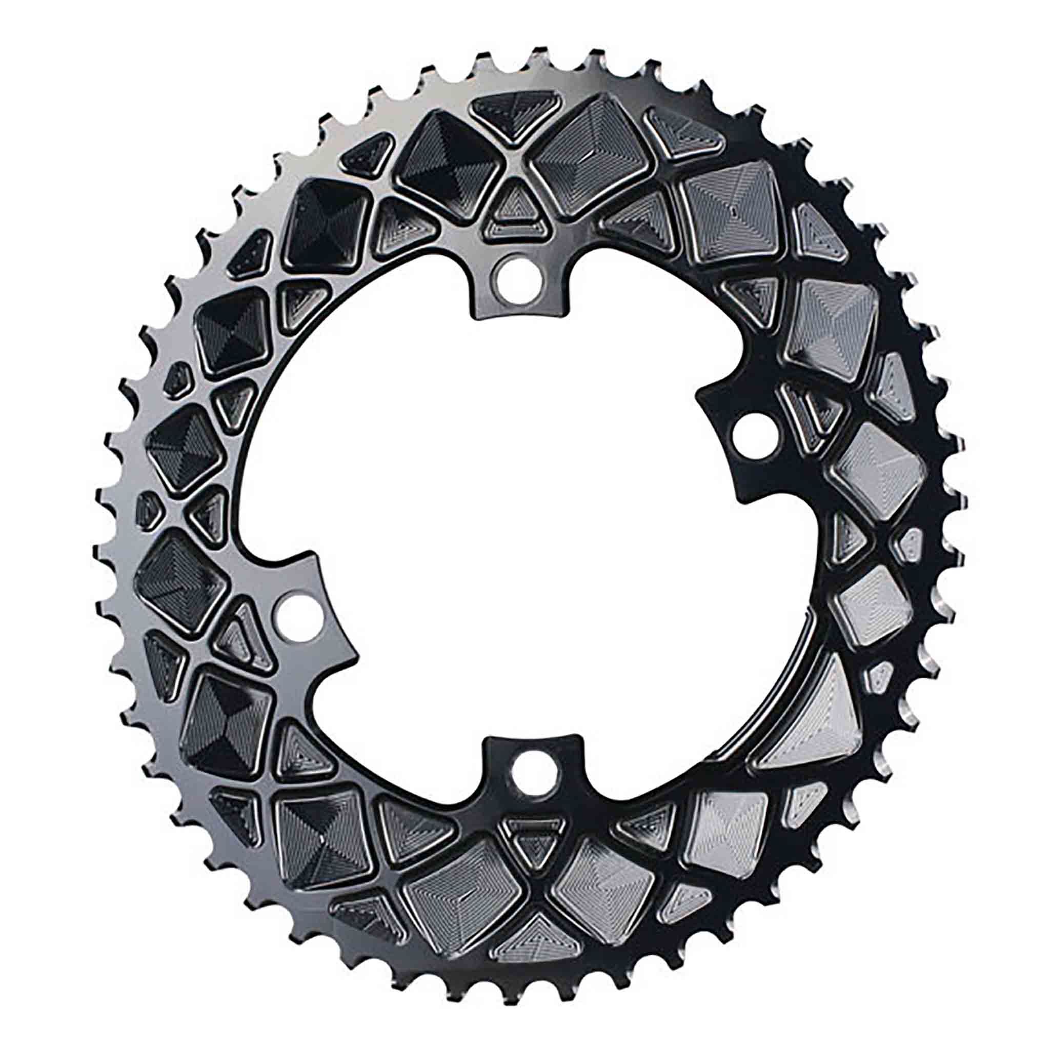 absoluteBLACK Premium Oval Road Chainring 4x110BCD 50T - Black