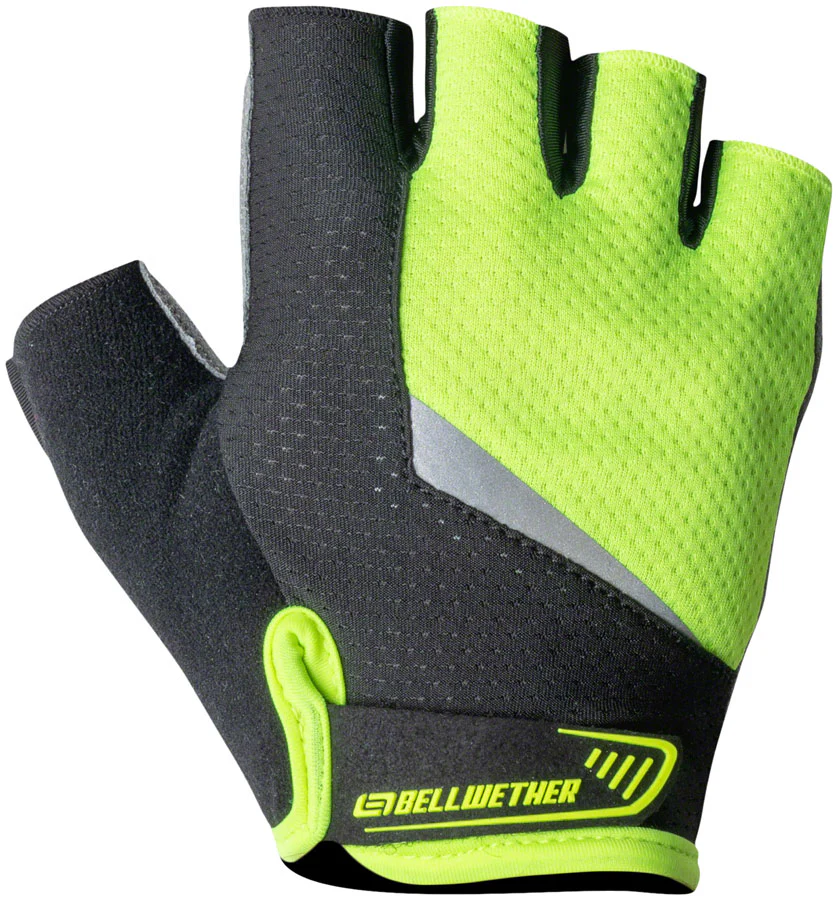 Bellwether Ergo Gel Gloves - Hi-Vis Short Finger Men's Large