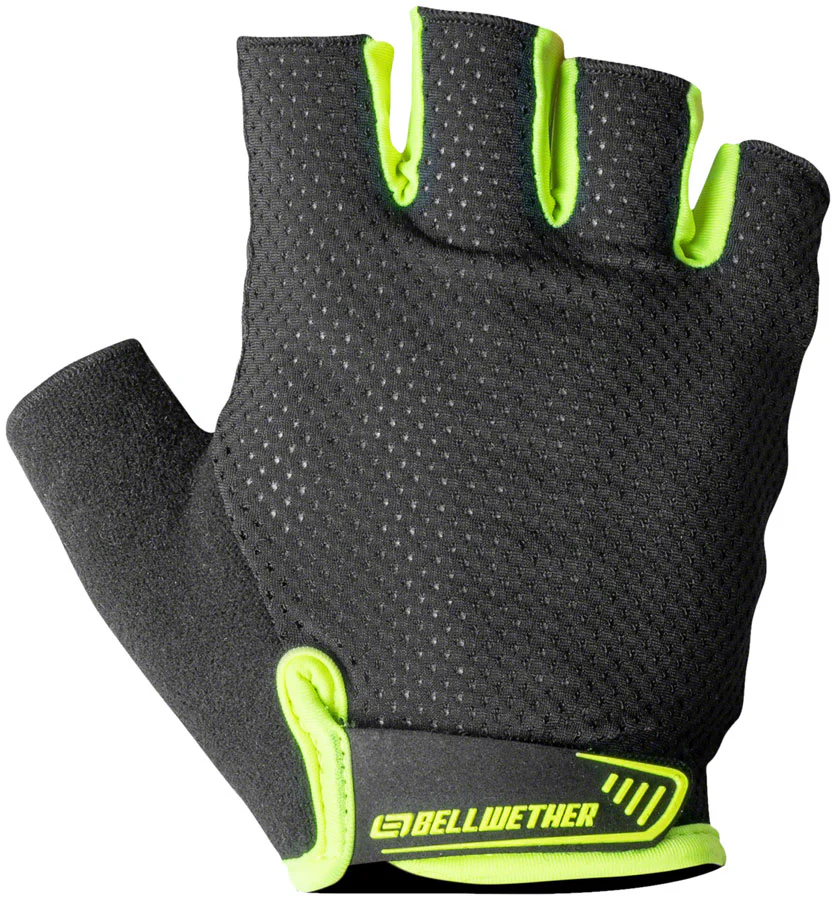 Bellwether Gel Supreme Gloves - Hi-Vis Short Finger Men's Medium