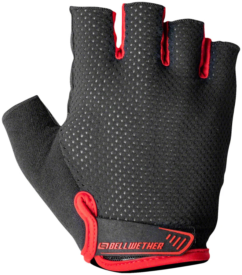 Bellwether Gel Supreme Gloves - Red Short Finger Men's X-Large
