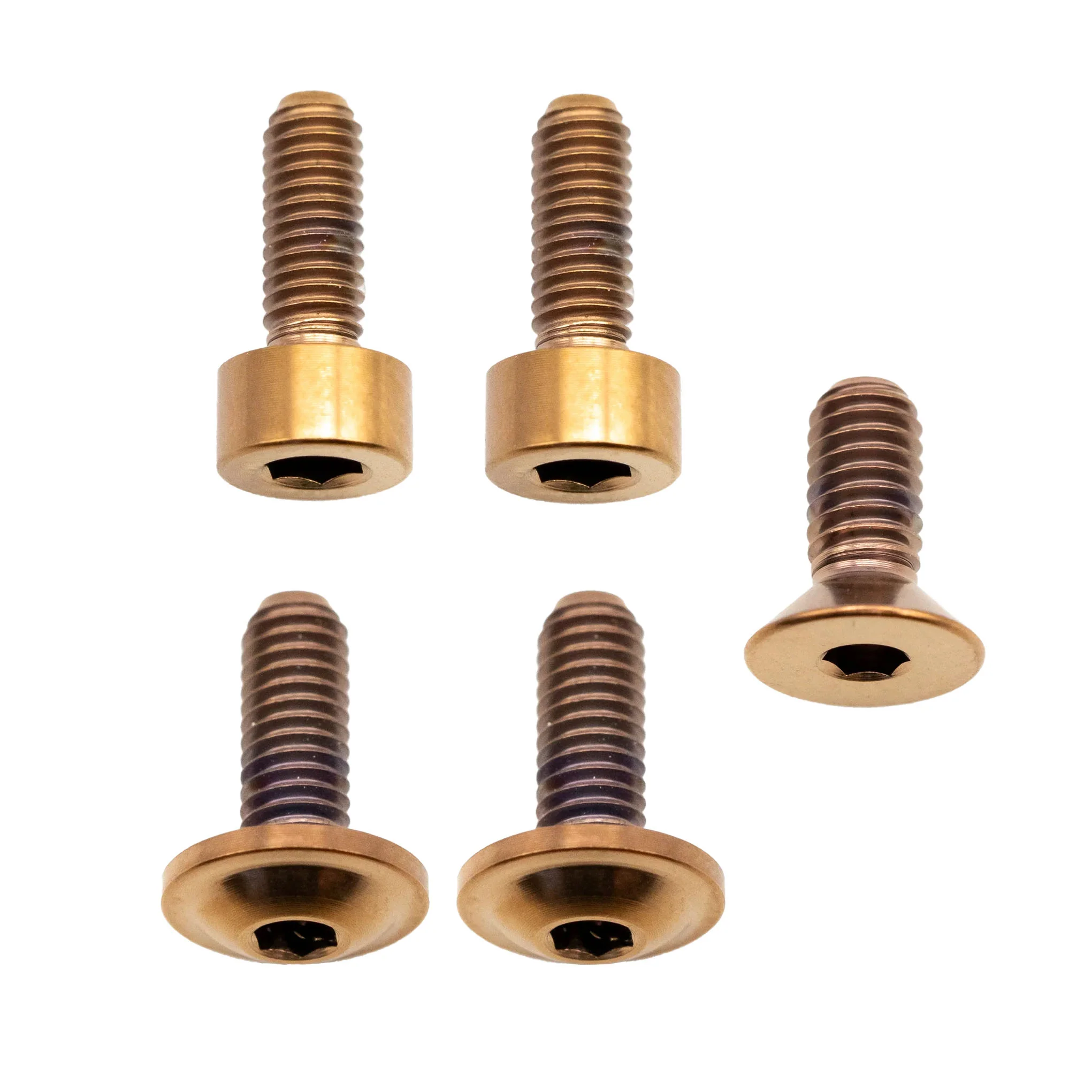 Better Bolts Fox 34 Fork Ti Bolt Kit Fit4/GripSL Copper5/C