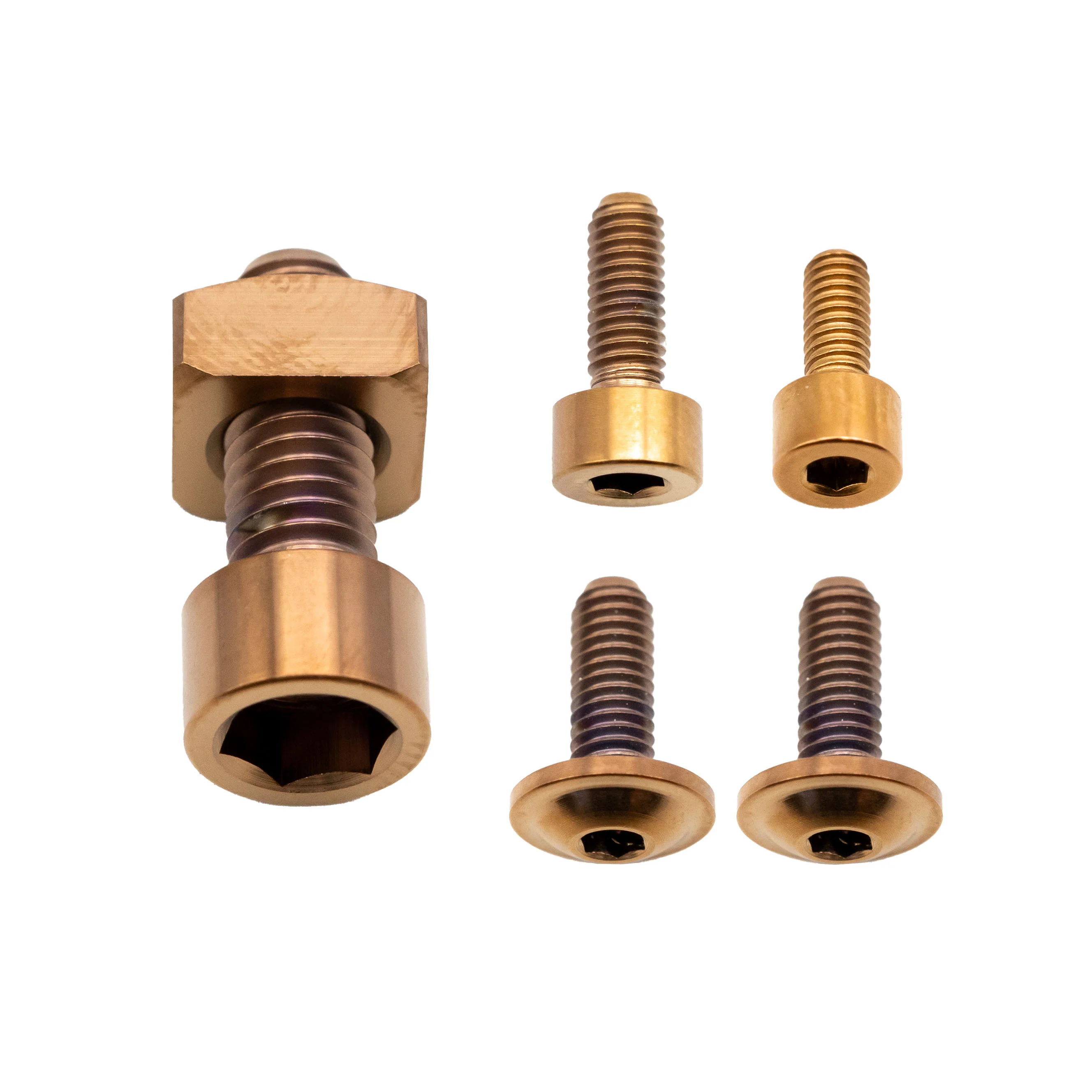 Better Bolts Fox 38 Fork Ti Bolt Kit Grip/Rhythm Copper 6/Count