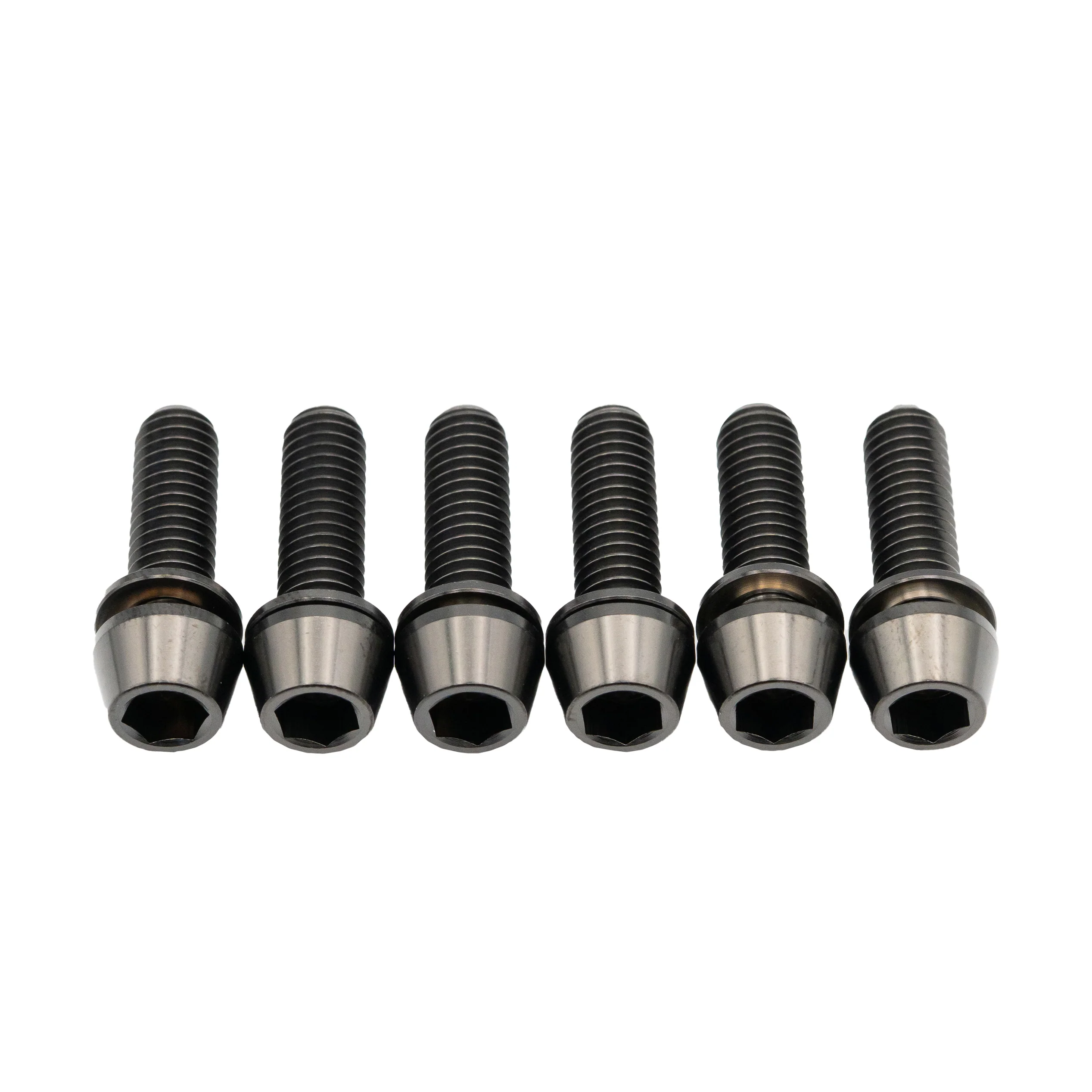 Better Bolts Race Face Turbine R Stem Bolts Kit Black 6/Count
