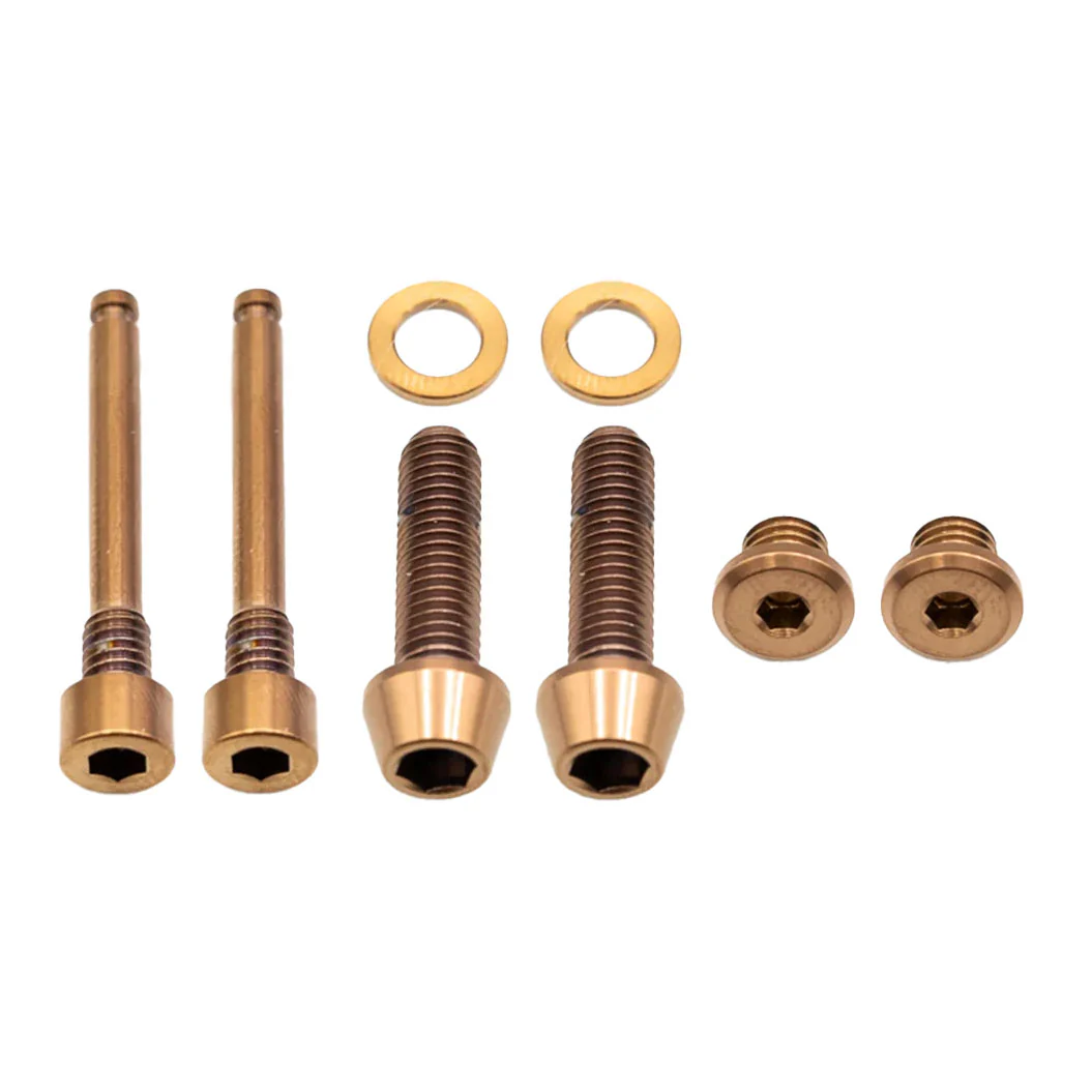 Better Bolts Shimano Brake Ti Bolt Kit XTR 9220 Copper