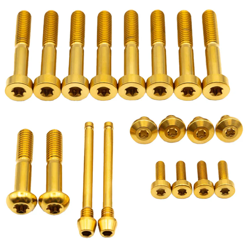 Better Bolts SRAM Maven Ti Brake Bolt Kit SLV/ULT Gold 26/Cnt
