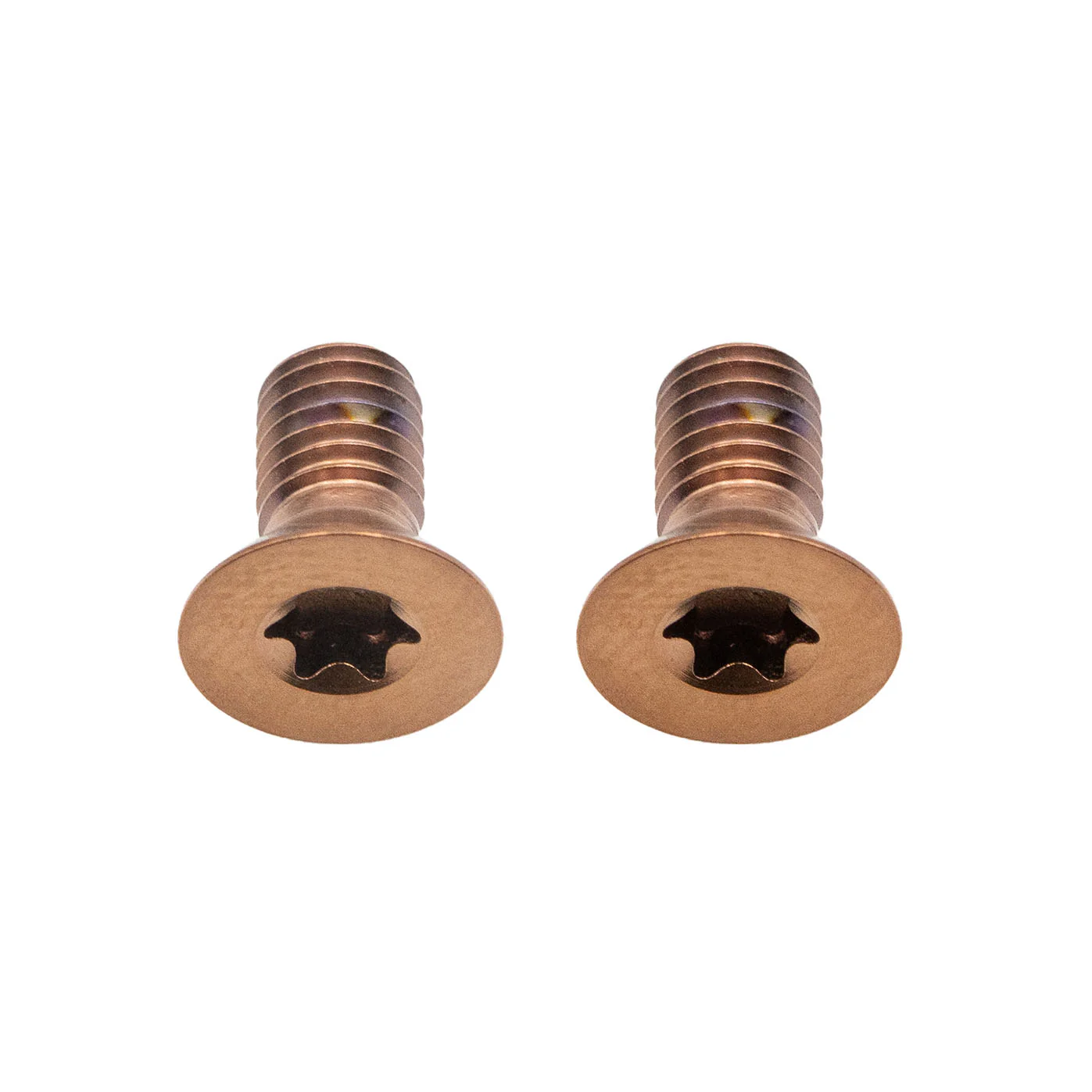 Better Bolts Titanium Flat Mount Bolt Kit 10mm Copper 2/Count