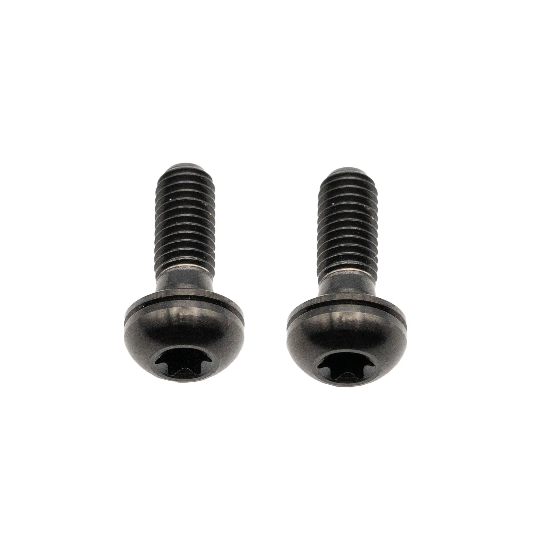 Better Bolts Titanium Flat Mount Bolt Kit 15mm Black 2/Count