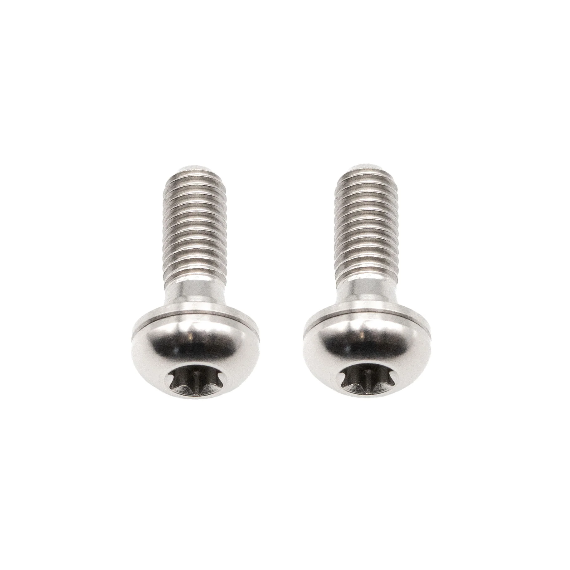 Better Bolts Titanium Flat Mount Bolt Kit 17mm Silver 2/Count