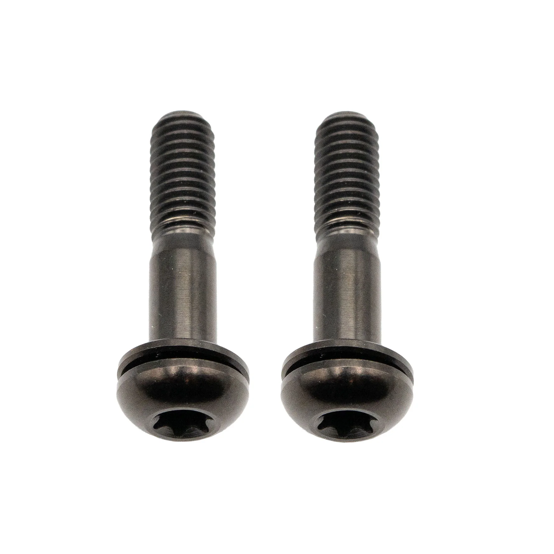 Better Bolts Titanium Flat Mount Bolt Kit 27mm Black 2/Count