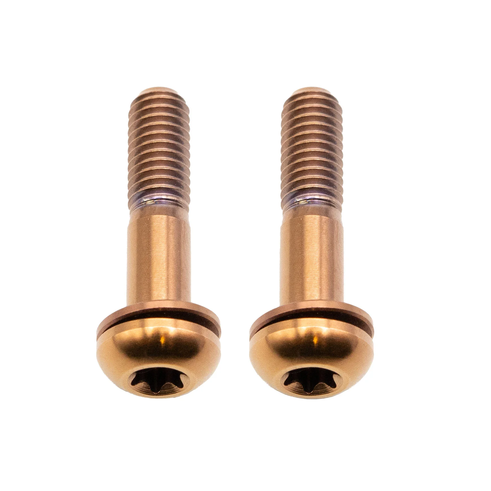 Better Bolts Titanium Flat Mount Bolt Kit 27mm Copper 2/Count