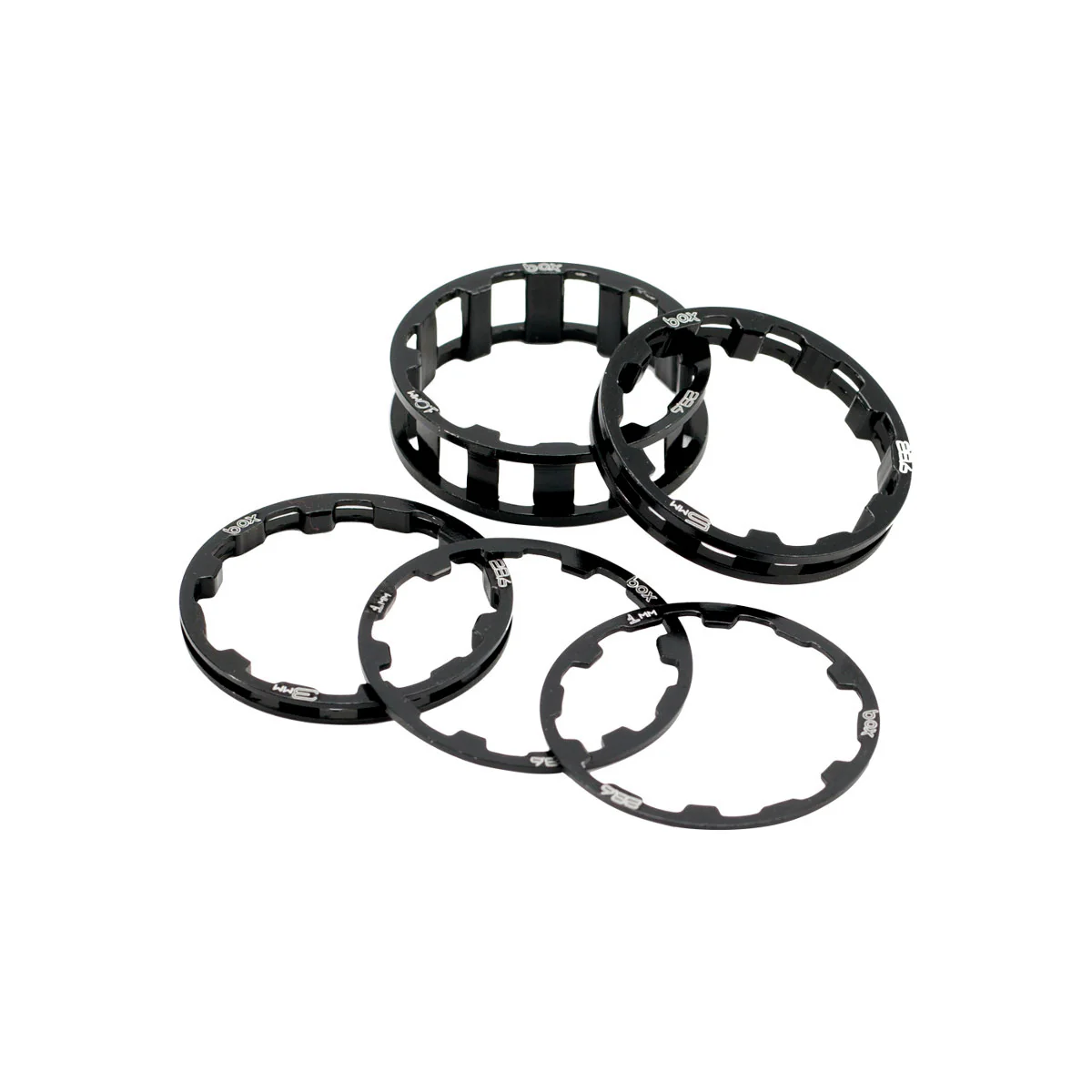BOX One Headset Spacer Kit 1-1/8" - Black