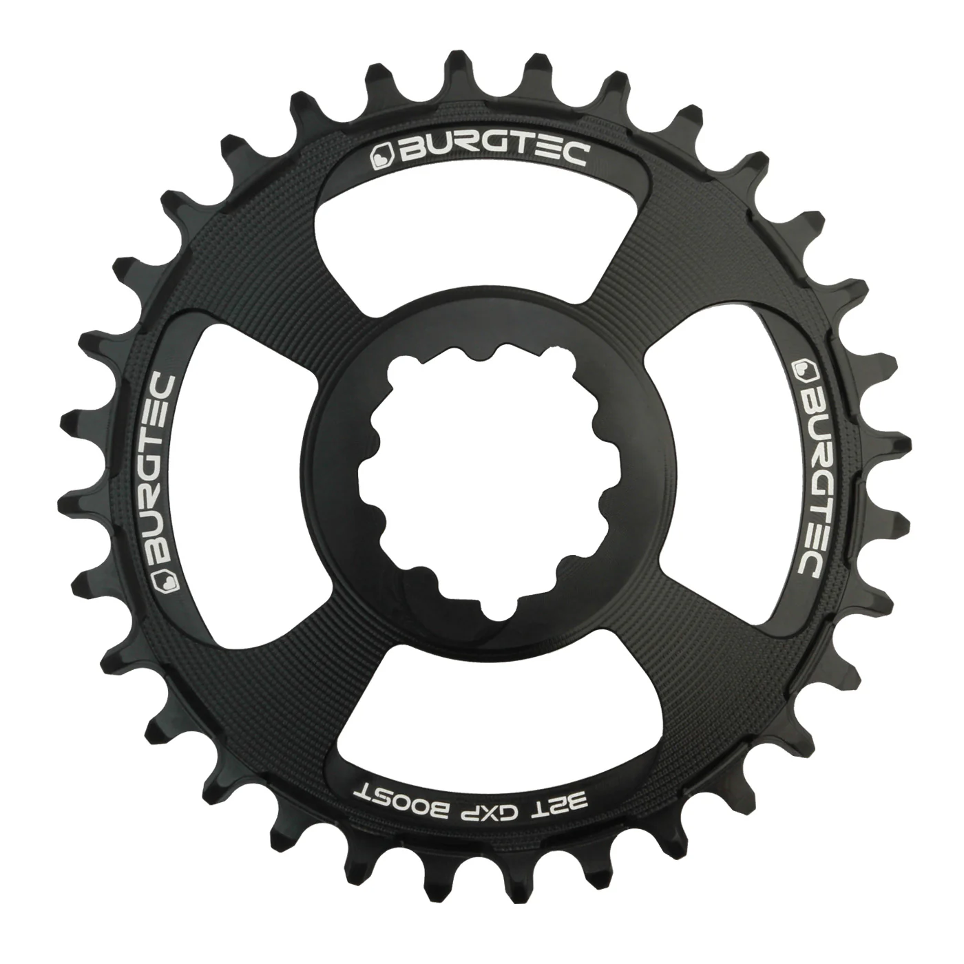 Burgtec GXP Boost 3mm Offset Thick Thin chainring 30 Blk
