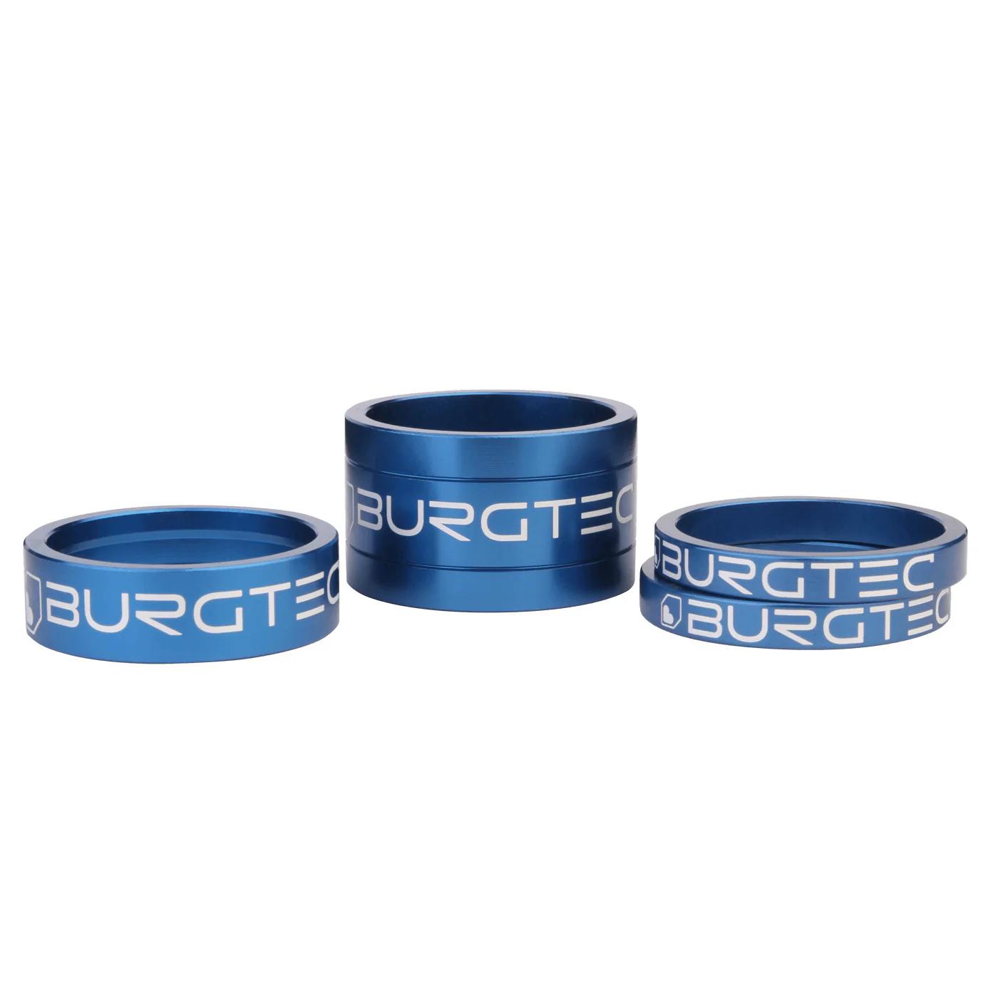Burgtec Headset Spacer Kit Deep Blue 4/Count
