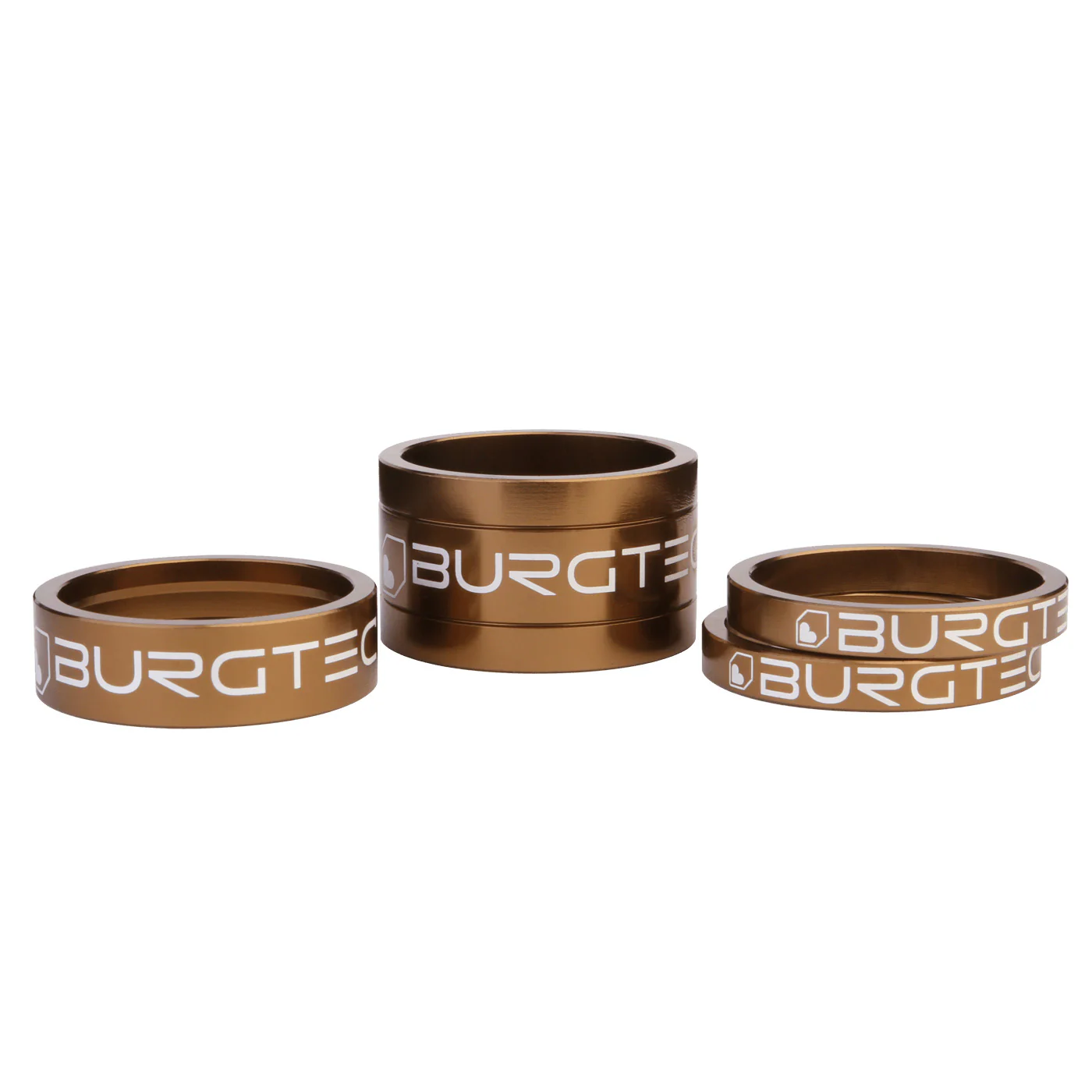 Burgtec Headset Spacer Kit Kash Bronze 4/Count