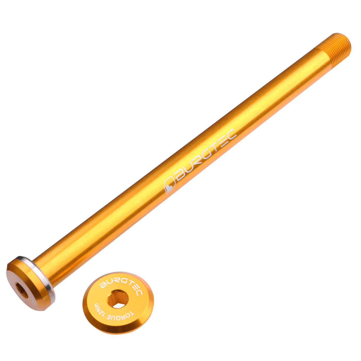 Burgtec Santa Cruz Rear Axle 12x168.5mm Bullion Gold