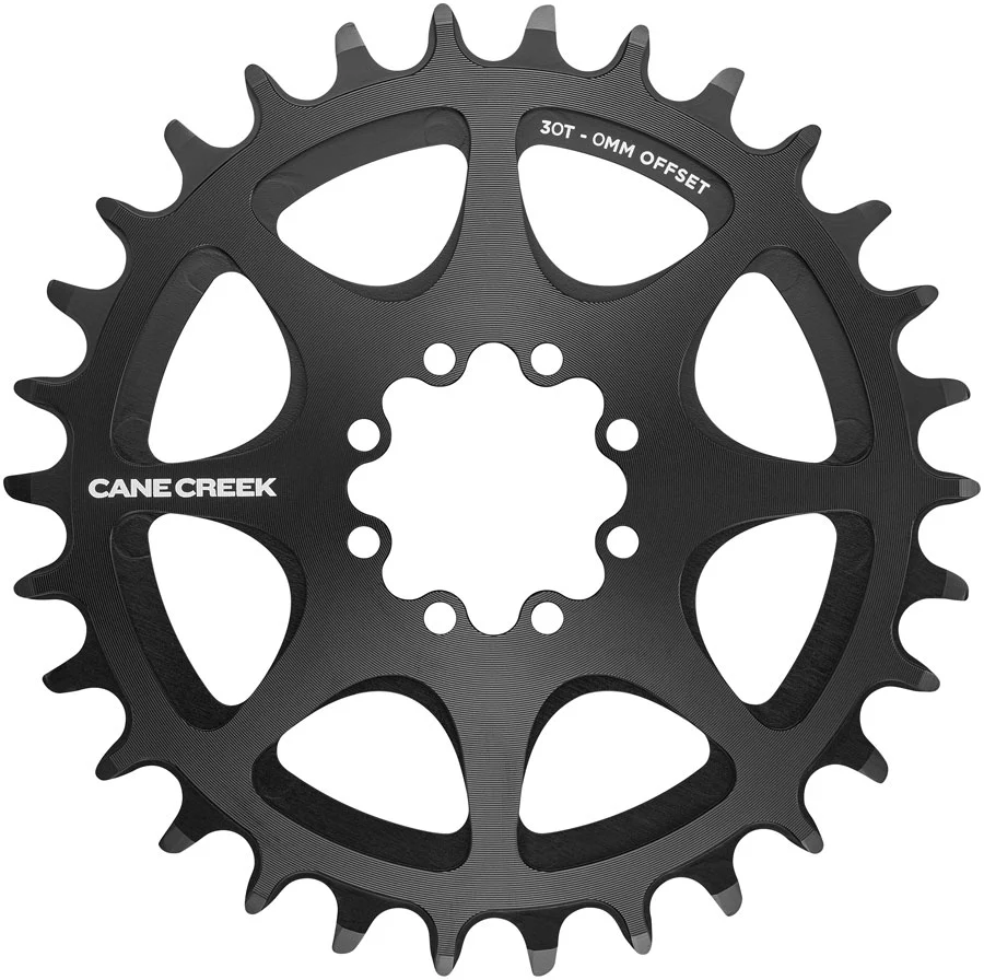 Cane Creek Direct Mount Chainring - 30t 8-Bolt Direct Mount 0mm Offset Black