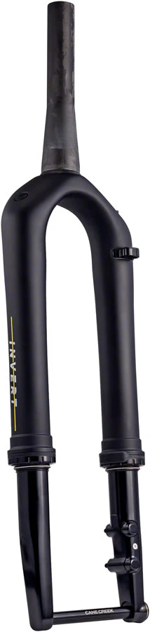 Cane Creek Invert CS Gravel Suspension Fork - 700c 30 mm 12 x 100 mm 45 mm Offset Climb Switch Matte BLK