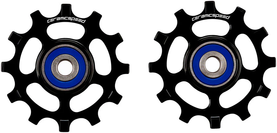 CeramicSpeed Pulley Wheels Shimano 11-Speed - 12 Tooth Narrow Wide Alloy BLK