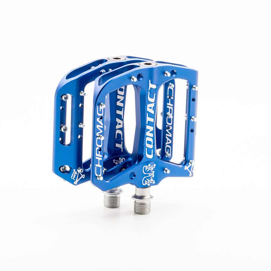 Chromag Contact Platform pedals Bushing and sealed bearings Aluminium body Dark Blue