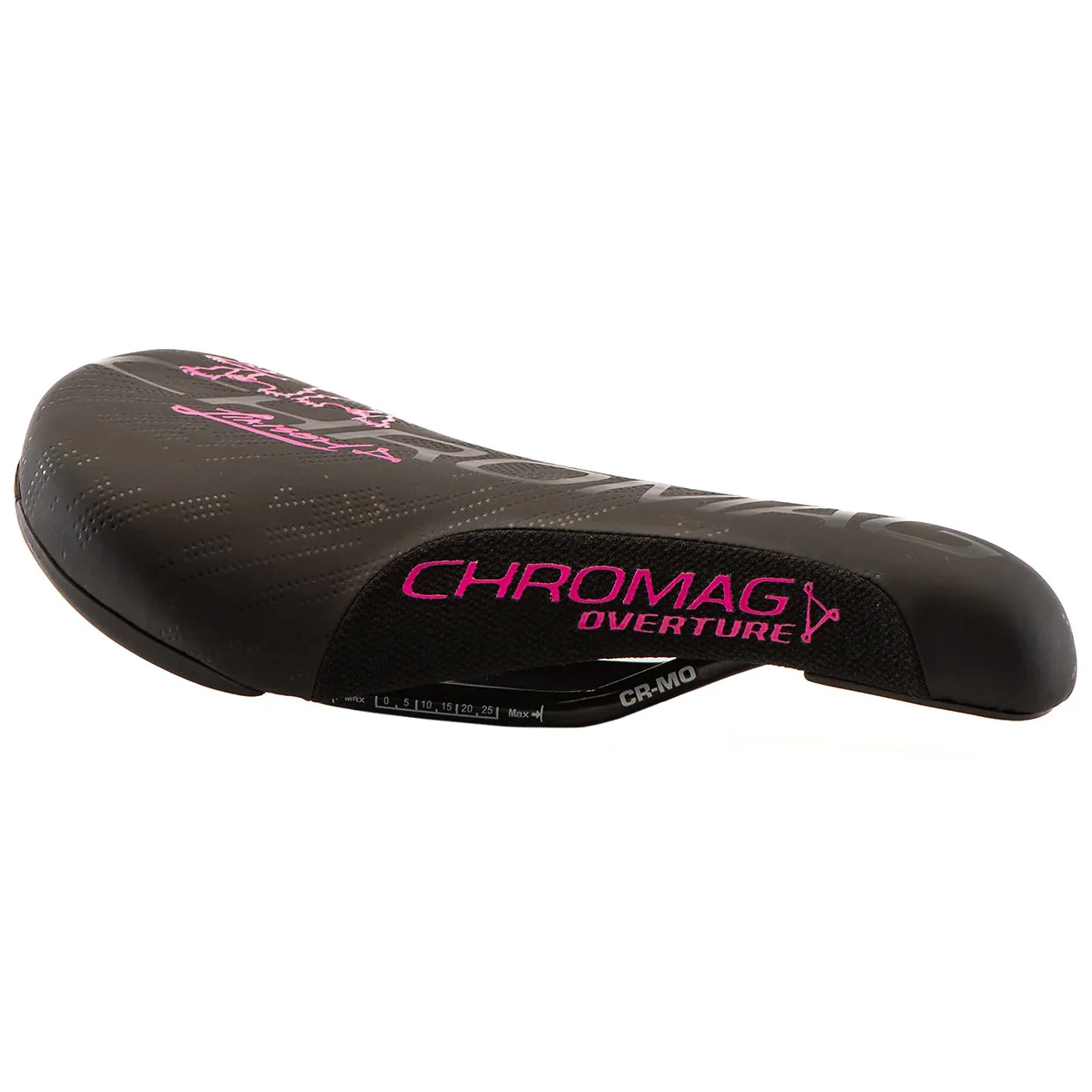 Chromag Overture Saddle CrMo Rails - Black