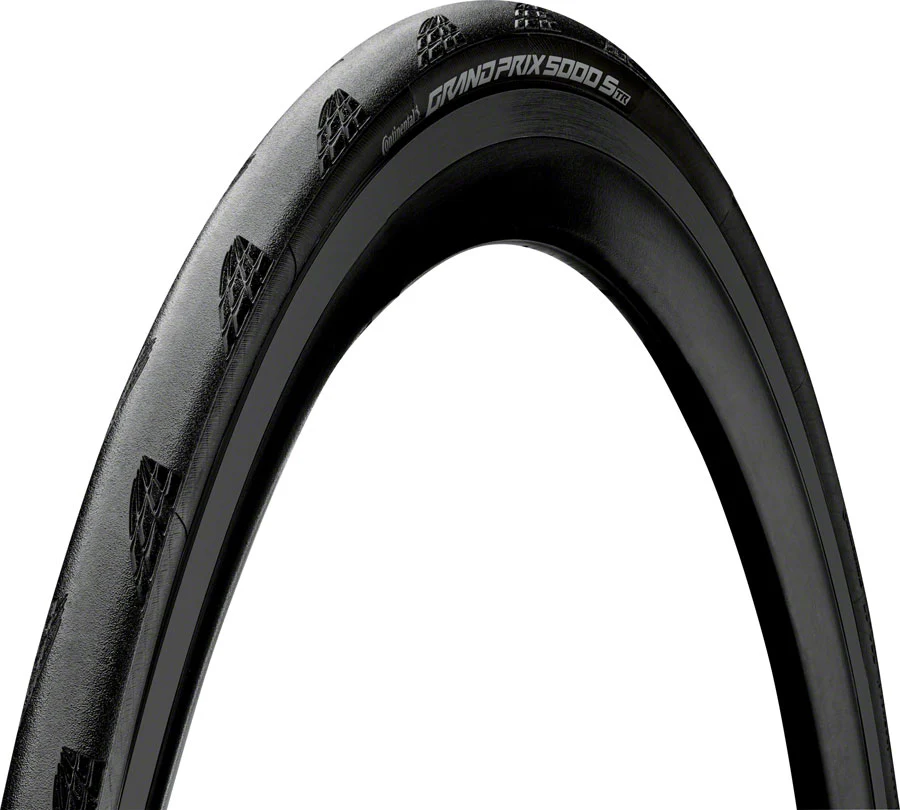 Continental Grand Prix 5000 S TR Tire - 700 x 35 Tubeless Folding BLK BLKChili Vectran Breaker LazerGrip ACT