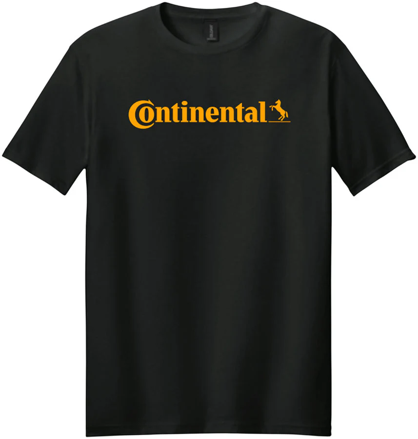 Continental Logo T-Shirt - Black Large