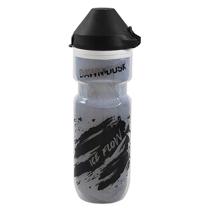 Dawn To Dusk Ice Flow Bottle With Dirt Mask Black/Clear - 21oz