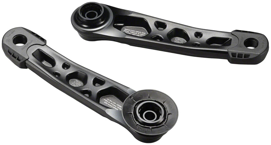 e*thirteen Helix Race Alloy e*spec Crank Arm Set - BOSCH Gen4-Brose S Mag-TQ HPR50 26.5mm Offset 165mm Self Extractor BLK - Image 2