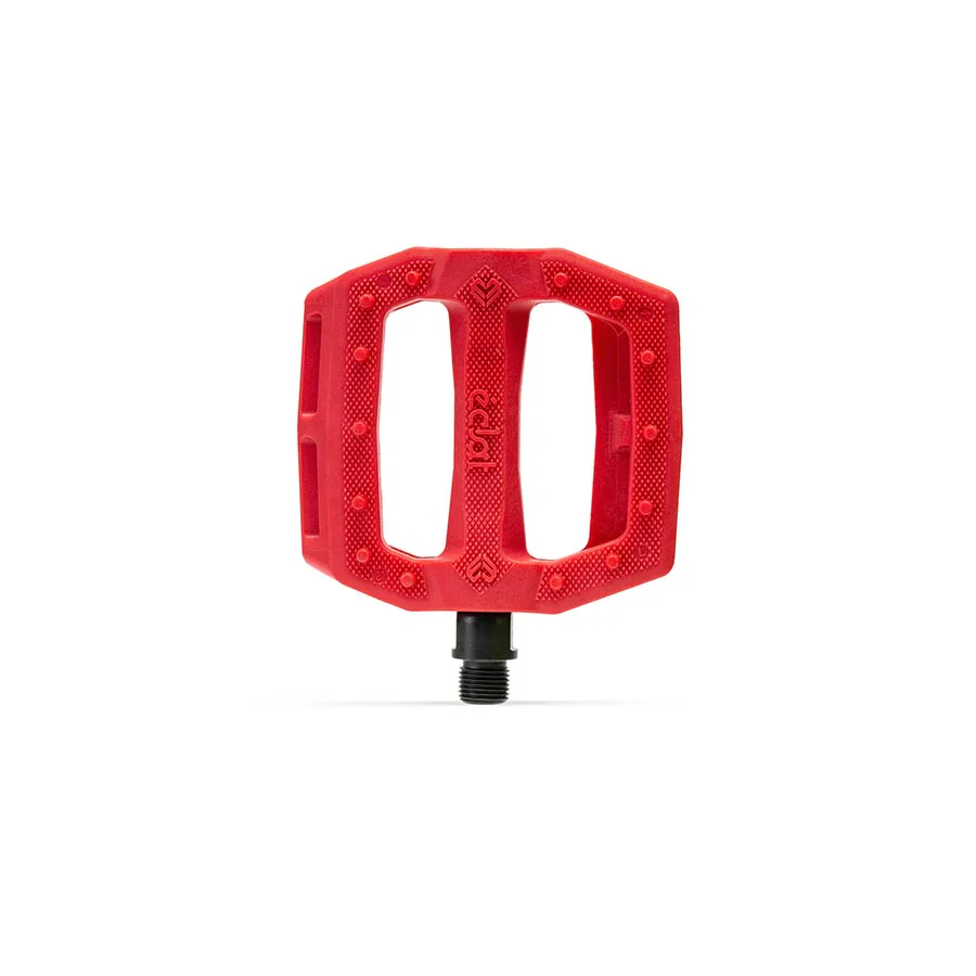 Eclat Slash Platform Pedals Body: Nylon Spindle: Cr-Mo 9/16'' Red Pair