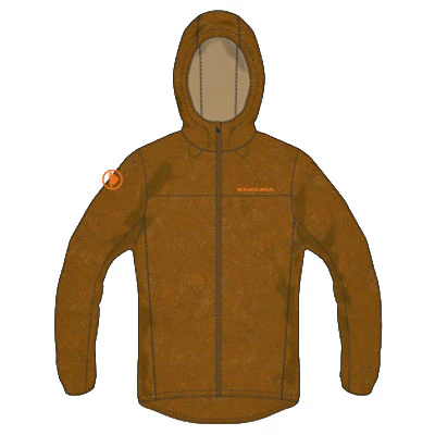 Endura Hummvee Windproof Shell Jacket  Small Trail Bronze