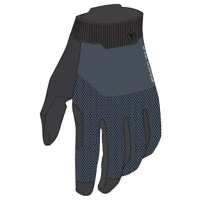 Endura Loop Full Finger Gloves Carbon Gray L