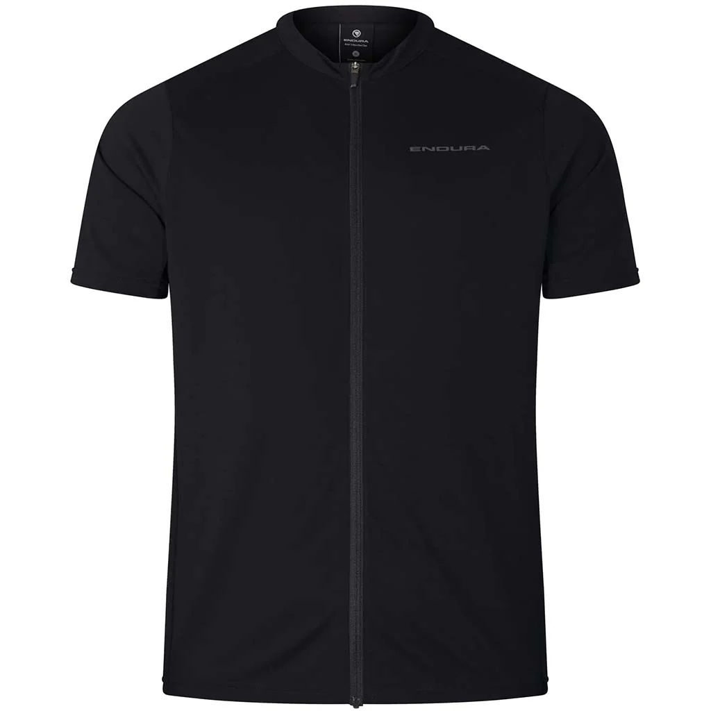 Endura Loop S/S Zipped Jersey Medium Black