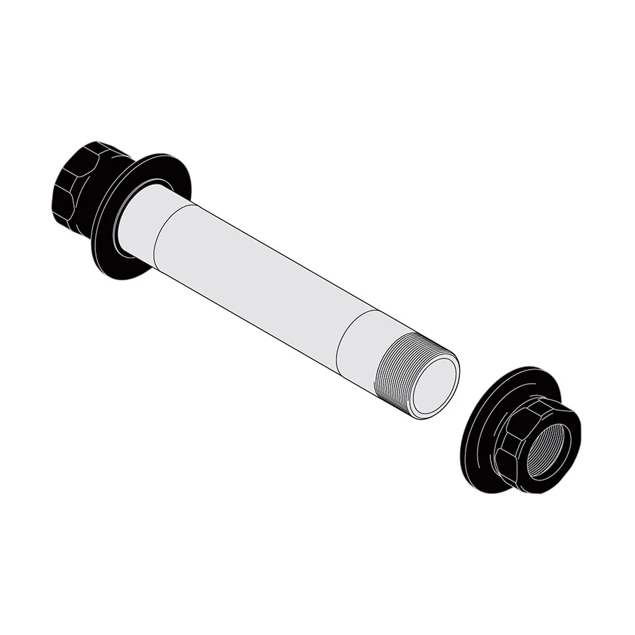 ENVE INDR Axle & Endcap Kit Front QR 100-4006-126