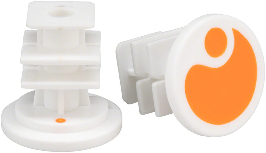 Ergon End Plugs for GA2/GA2Fat/GA3: Orange
