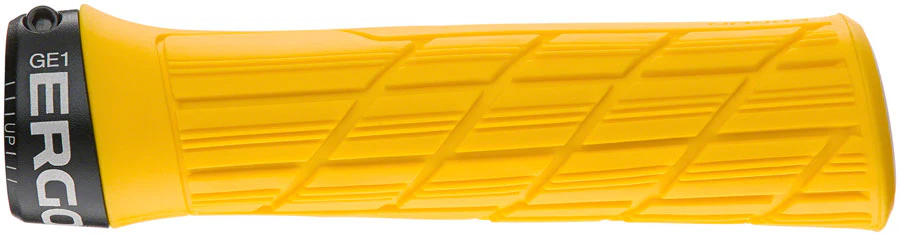 Ergon GE1 Evo Slim Grips - Yellow Mellow Lock-On - Image 2