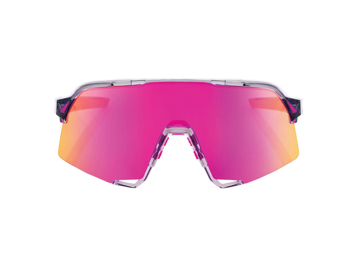 100% S3 Grey/Light Purple Eyewear - Image 2