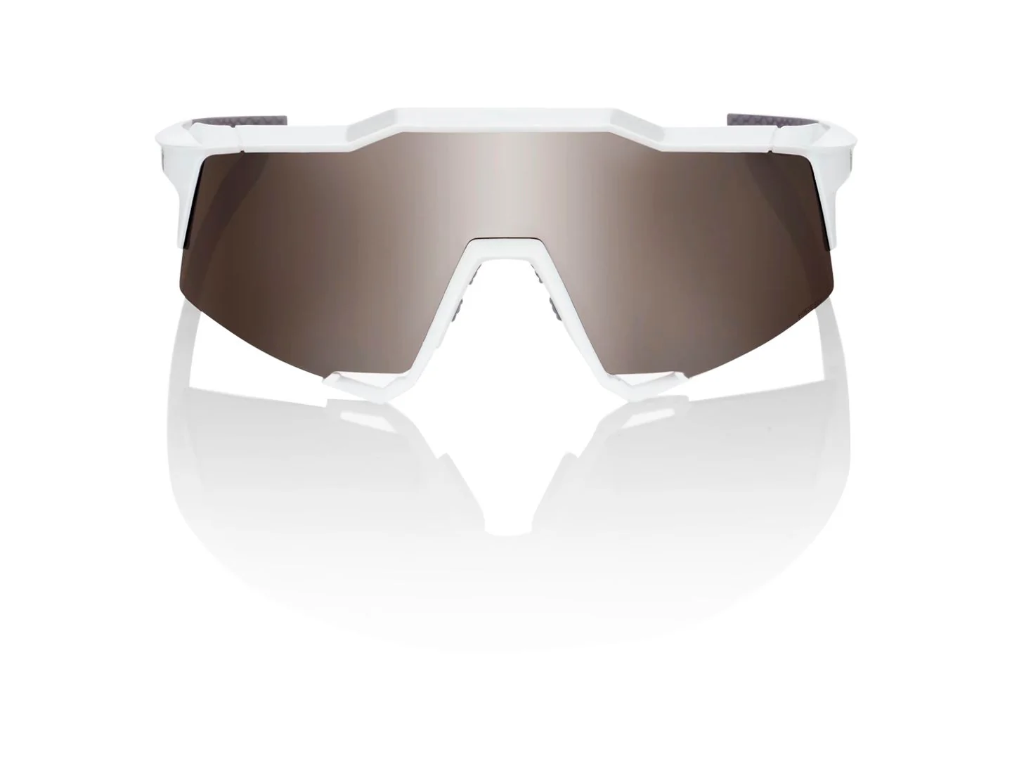 Eyewear 100% Speedcraft Sunglasses HiPER Silver/White - Image 2