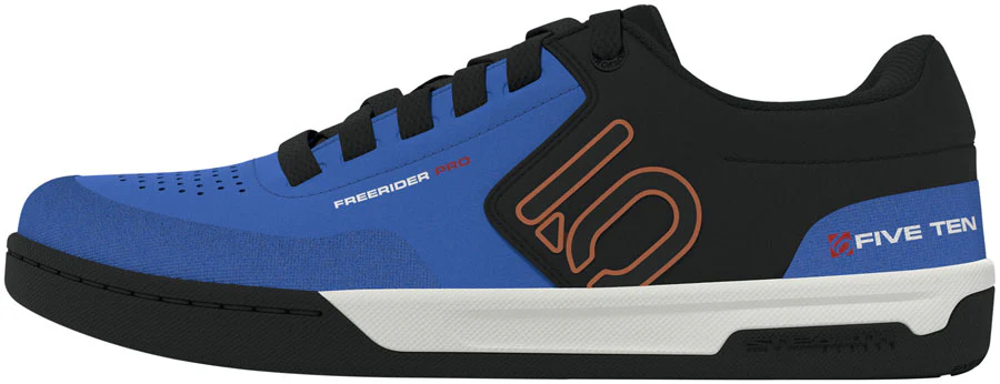 Five Ten Freerider Pro Flat Shoes - Men's Core BLK/Pure Orange/Ray Blue 11.5
