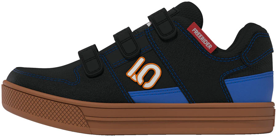 Five Ten Freerider VCS Flat Shoes - Kid's Pure Orange/Pure Orange/Blue 5