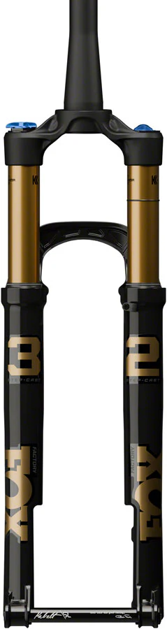 FOX 32 Step-Cast Factory Suspension Fork - 29" 100 mm 15x110 mm Kabolt SL 44mm Offset GRIP SL Damper 3-Pos. Ano Crown Shiny BLK - Image 2