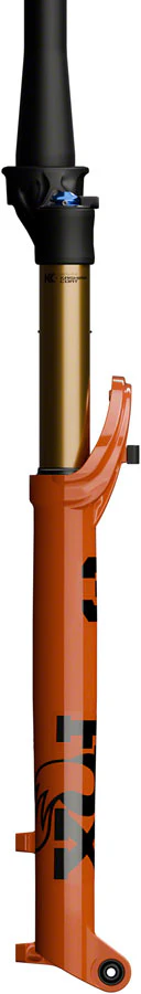 FOX 34 SL Factory Suspension Fork - 29" 120 mm 15 x 110 mm Kabolt SL 44mm Offset GRIP SL Damper Push-Lock  Shiny Orange - Image 3