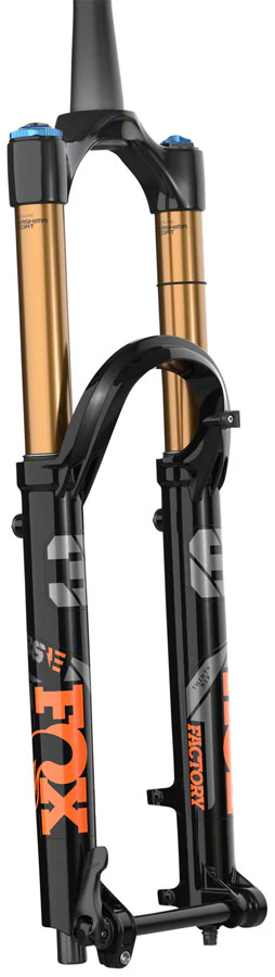 FOX 36 E-Optimized Factory Suspension Fork - 27.5" 160 mm 15QR x 110 mm 44 mm Offset Shiny BLK Grip 2 - Image 2