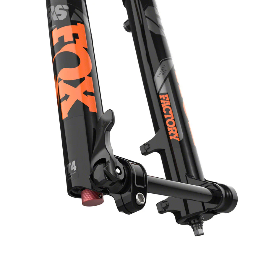 FOX 36 Factory Suspension Fork - 27.5" 160 mm 15QR x 110 mm 44 mm Offset Shiny BLK FIT4 3-Position - Image 3