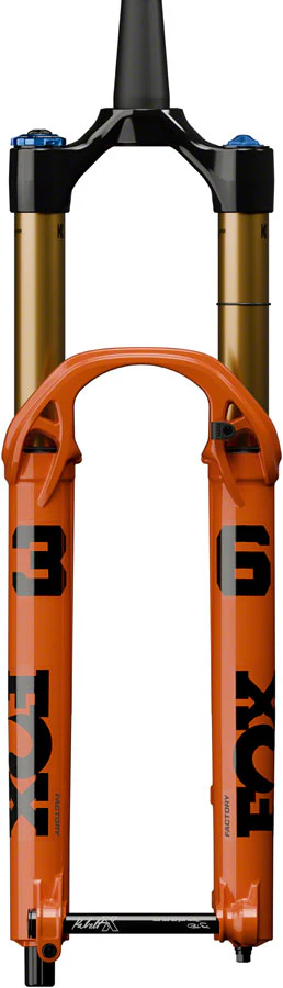 FOX 36 Factory Suspension Fork - 29" 160 mm 15 x 110 mm Kabolt-X 44mm Offset GRIP X Damper 58HT Shiny Orange - Image 2