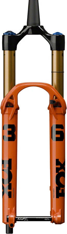 FOX 36 Factory Suspension Fork - 29" 160 mm 15 x 110 mm Kabolt-X 44mm Offset GRIP X2 Damper 58HT Shiny Orange - Image 2