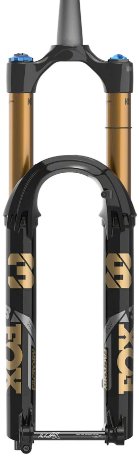 FOX 38 Factory Suspension Fork - 29" 160 mm 15 x 110 mm Kabolt-X 44mm Offset GRIP X2 Damper 58HT Shiny BLK - Image 2