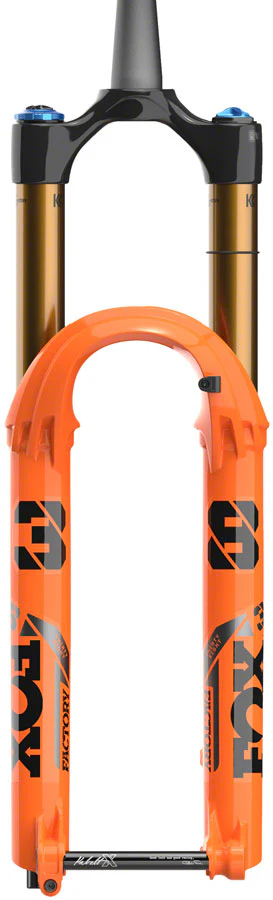FOX 38 Factory Suspension Fork - 29" 170 mm 15 x 110 mm Kabolt-X 44mm Offset GRIP X2 Damper 58HT Shiny Orange - Image 2