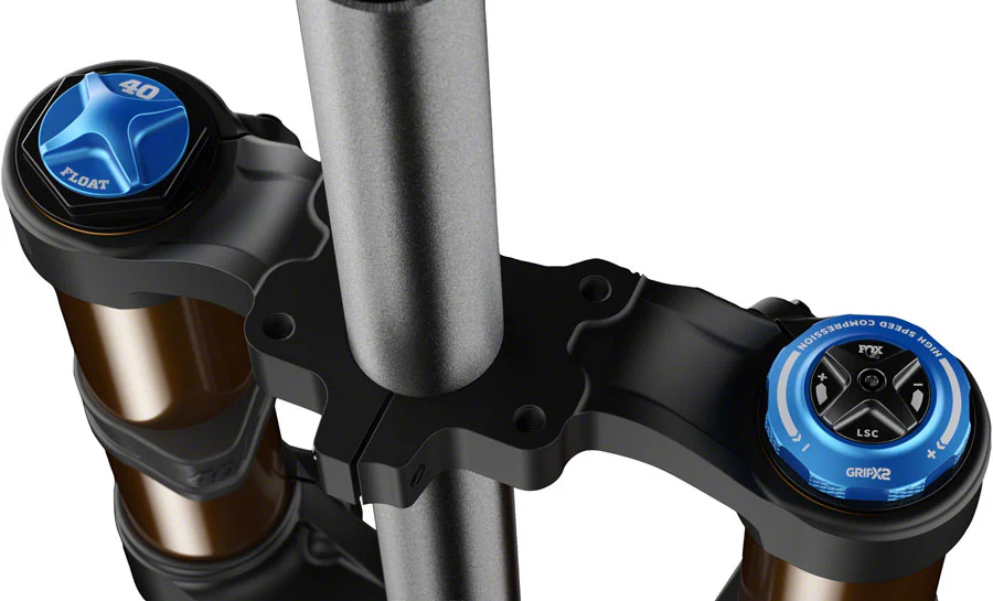 FOX 40 Factory Suspension Fork - 29" 203 mm 20TA x 110 mm 52mm Offset GRIP X2 Damper Shiny BLK - Image 4